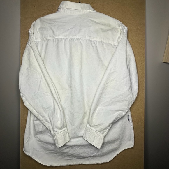 ACME Vintage White Looney Tunes Casual Button Down Shirt Size Medium - Picture 7 of 9